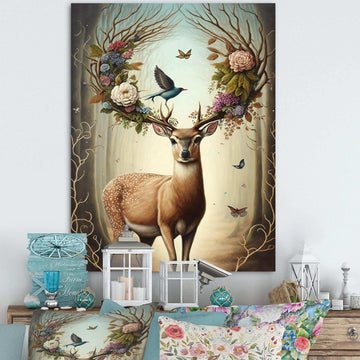 Deer With Blooming Antlers V